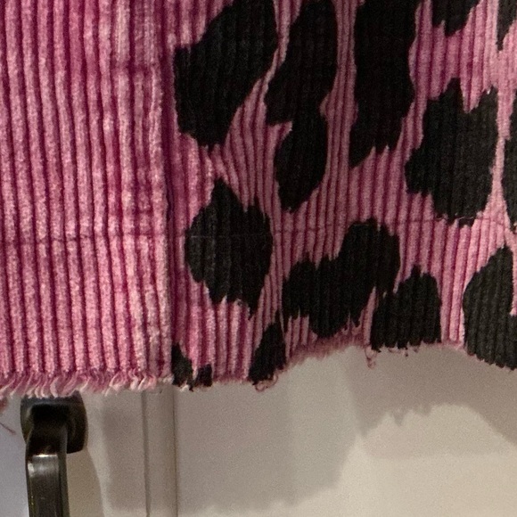 Entro Corduroy Animal Print Jacket Sz S-M NWOT - Picture 8 of 11